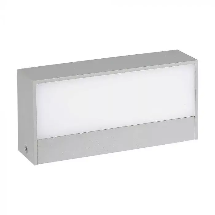 V-TAC 9W LED Fel/Le világító kültéri lágy fény IP65 szürke színű 3000K - 218239 Árengedmény