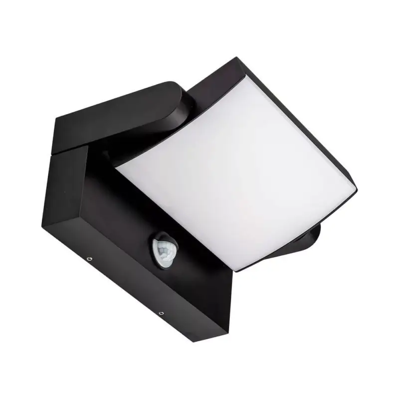 V-TAC 17W LED kültéri lámpa mozgásérzékelővel IP65 fekete színű 4000K - 2941 Árengedmény