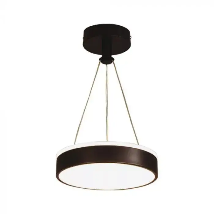Kiárusítás V-TAC 12W LED függeszték - fekete - 4000K - 6931
