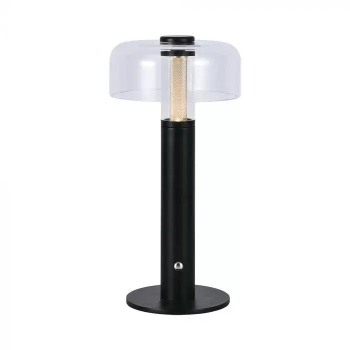 V-TAC 1W LED Tölthető Asztali lámpa - 1800mAh - fekete - 7940 Outlet