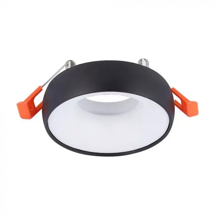 V-TAC LED GU10 Falon kívüli keret kör forma - Fekete / fehér - 6695 Vedd meg online