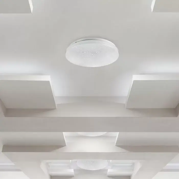 Olcsó V-TAC LED mennyezeti lámpa csillagos búrával 36W RGB + CCT - 7695