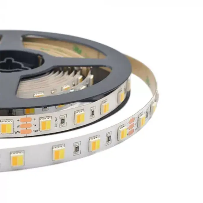 Utolsó esély V-TAC LED szalag SMD5050 120LED/M 14W/M 24V IP65 CCT (3000K - 4000K - 6500K) - 2898