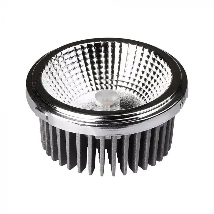 Kiárusítás V-TAC Ezüst LED spotlámpacserélhető előlappal AR111 20W 40° - 20° 4000K - 212793