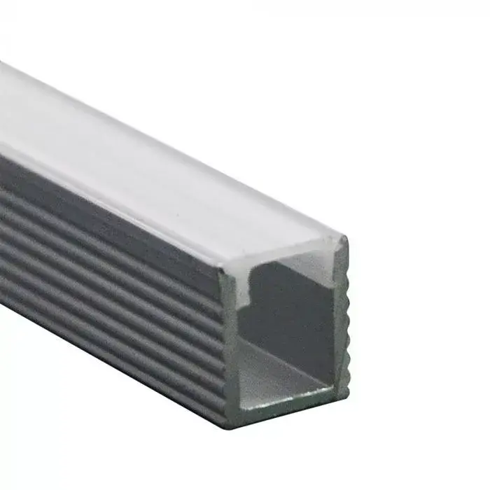 V-TAC Alumínium profil - Falon kívüli - Tejfehér fedlappal - 2000 x 7.8 x 9 mm - 2903 Akció