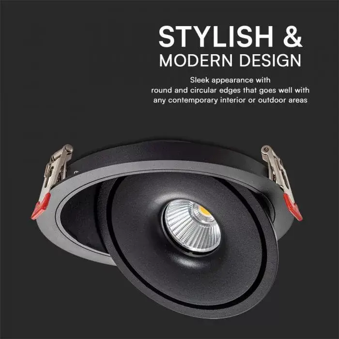 Különleges ajánlat V-TAC Led Mélysugárzó - Beépíthető - COB 12W 3in1 - 10578
