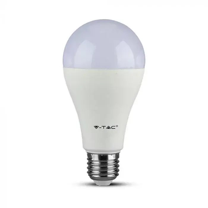 Szuper ajánlat V-TAC LED izzóE27 A65 17W 200° 3000K gömb (Samsung Chip) - 23687