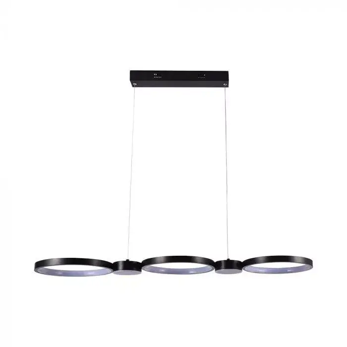 Utolsó esély V-TAC 38W LED dizájn függeszték - Fekete - 4000K - 10043