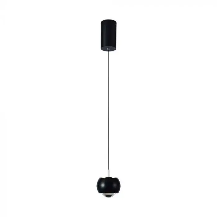 V-TAC LED Design függeszték lámpa 9W - Fekete - 4000K - 10077 Népszerű