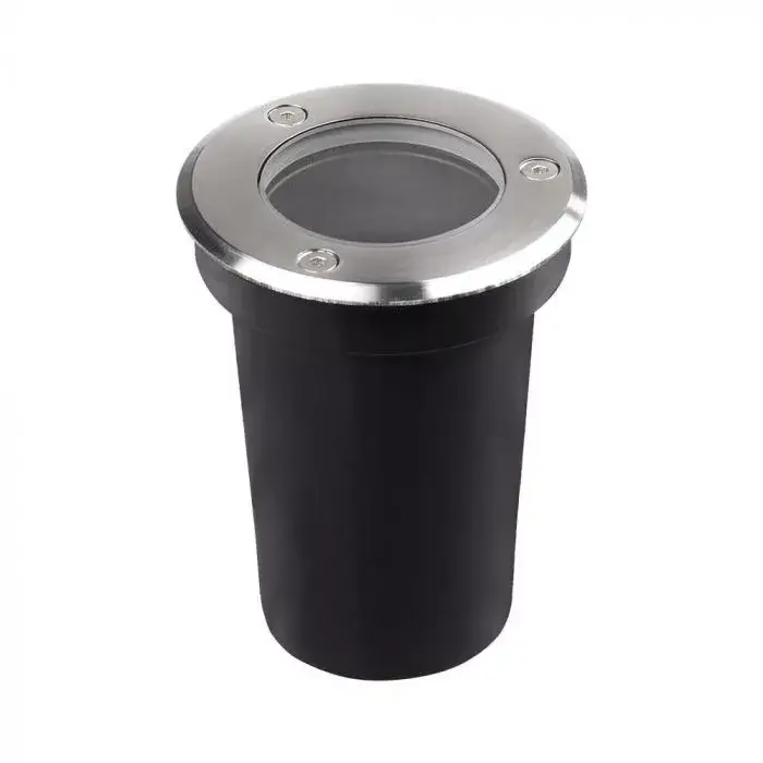 Azonnal elérhető V-TAC Mini Talajlámpa GU10 foglalattal - kör alakú IP67 - 10374