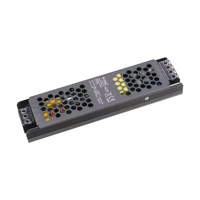 Csak ma V-TAC LED Fémházas szerelhető SLIM tápegység 75W 6.25A 12V IP20 - 24256