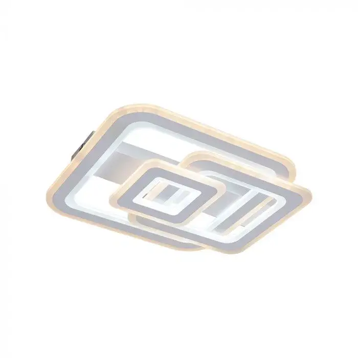 Olcsó V-TAC 80W Dekoratív mennyezeti LED lámpa távirányítóval 3in1- 24176