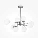 Vásárlói kedvenc Maytoni ERICH függeszték üveg fehér 8x E14 - MOD221-PL-08-N