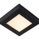 Vedd meg most Lucide BRICE-LED fürdőszobai mennyezet lámpa alumínium fekete LED IP44 - 28117/17/30