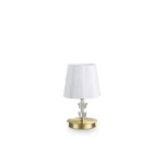 Vedd meg online PEGASO TL1 SMALL OTTONE SATINATO - IdealLux-197753 - Asztali lámpa