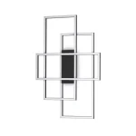 Végkiárusítás FRAME PL RETTANGOLO NERO - IdealLux-270661 - Mennyezet lámpa