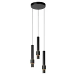 Azonnal elérhető Lucide MARGARY függeszték alumínium fekete LED IP20 - 24402/15/30