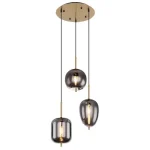 Alacsony ár Globo BLACKY I függeszték fém E14 IP20 - 15345-3MM