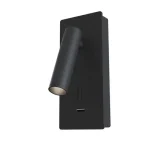 Vásárlói kedvenc Maytoni Mirax fali lámpa fém, fekete, LED, 3000K, 3W, 250lm - C041WL-L3B3K