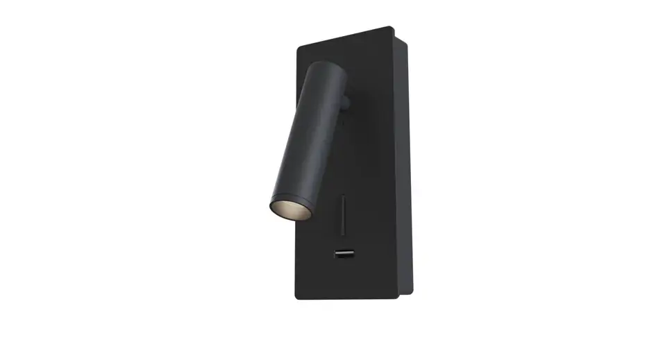 Vásárlói kedvenc Maytoni Mirax fali lámpa fém, fekete, LED, 3000K, 3W, 250lm - C041WL-L3B3K