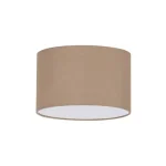 Azonnali szállítás IdealLux SET UP PARALUME CILINDRO D45 TORTORA búra textil, műanyag, szürke - 304625
