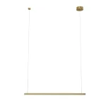 Újdonság Maxlight TRIO függeszték fém, akril, arany, fényerőszabályozható, LED, 3000K, 12W, 733lm - P0475D