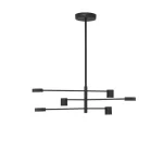 Akció NovaLuce NORDIK függeszték fém, fekete, LED, 3000K, 28W, 595lm - NL-9080121