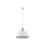 TK Lighting OSLO függeszték fém, fa, fehér, E27 - TK-4851 Ne maradj le