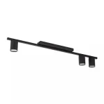TK Lighting LOGAN mennyezet lámpa fém, fekete, GU10 - TK-4565 Azonnali szállítás