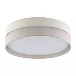 Akció TK Lighting ECO mennyezet lámpa szövet, papír, bézs, fehér, E27 - TK-5774