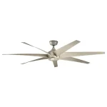 Alacsony ár Elstead LEHR ventilátor fém, műanyag, ezüst, IP44 - ELS-KLF-LEHR-80-AS