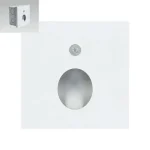 Szuper akció Emithor OLIVE lépcsővillágító műanyag, fehér, LED, 4000K, 1W, 50lm - 70432