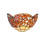 Végkiárusítás Prezent TIFFANY fali lámpa fém, Tiffany üveg, többszínű, E14 - 234