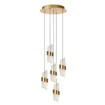 Utolsó esély Lucide KLIGANDE függeszték fém, akrill, arany, áttetsző, LED, 2700K, 40W, 2600lm - 13496/36/02