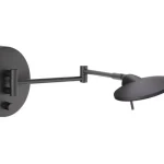 Azonnal elérhető Trio KAZAN fali lámpa fém, fekete, LED, 3000K, 8W, 800lm - 274770132
