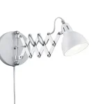 Trio SCISSOR fali lámpa fém, fehér, E14 - R20321031 Szuper ajánlat