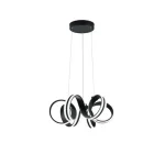 Trio CARRERA függeszték fém, fekete, LED, 3000K, 38W, 4400lm - 325010132 Gyors kiszállítás
