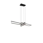 Szuper ajánlat Trio SALINAS függeszték fém, fekete, LED, 3000K, 34W, 4200lm - 320310332