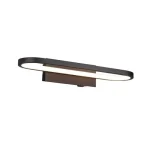 Utolsó esély Trio GIANNI fürdőszobai fali lámpa fém, fekete, LED, 3000K, 17W, 1700lm, IP44 - 283770132