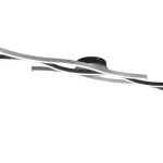 Vásárlói kedvenc Trio BLAZE mennyezet lámpa fém, fekete, szürke, LED, 2300K-3000K-4000K, 35W, 4300lm - 641210305