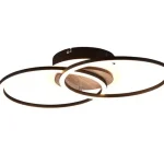 Trio GIRO mennyezet lámpa fém, műanyag, fekete, fehér, LED, 2700K-6000K, 25W, 3000lm - R62783635 Kedvezmény