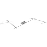 Trio INDIRA mennyezet lámpa fém, nikkel, LED, 3000K, 28W, 3500lm - 674610707 Outlet
