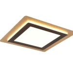Trio MORGAN mennyezet lámpa fém, fekete, arany, LED, 2700K-6500K, 46W, 6000lm - 641510280 Legjobb ár