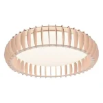 Trio MONTE mennyezet lámpa fa, műanyag, barna, fehér, LED, 3000K-6500K, 38W, 4400lm - R62171930 Árengedmény
