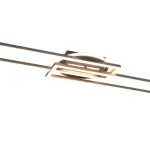Szuper ajánlat Trio TWISTER mennyezet lámpa fém, nikkel, LED, 2700K-6000K, 30W, 4500lm - R67183107