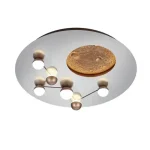 Trio ZODIAC mennyezet lámpa fém, szürke, LED, 2300K-3000K-4000K, 42W, 5100lm - 644810107 Biztonságos vásárlás
