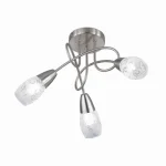 Trio COLMAR szpot lámpa fém, üveg, nikkel, fehér, E14 - R60023007 Végkiárusítás