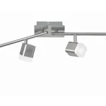 Alacsony ár Trio ROUBAIX szpot lámpa fém, akrill, nikkel, fehér, LED, 3000K, 4x3.5W, 1600lm - R82154107