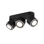 Trio TAURUS szpot lámpa fém, fekete, LED, 3000K, 3x5W, 1350lm - 652910332 Biztonságos vásárlás