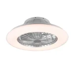 Trio STRALSUND ventilátoros lámpa fém, műanyag, szürke, fehér,RGB-LED, 3000K-6500K, 26.8W, 2600lm, 9W - R62522987 Bestseller